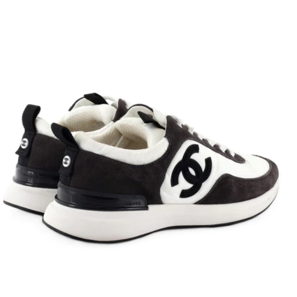 Chanel Suede Nylon Trainers size 6 and 1/2